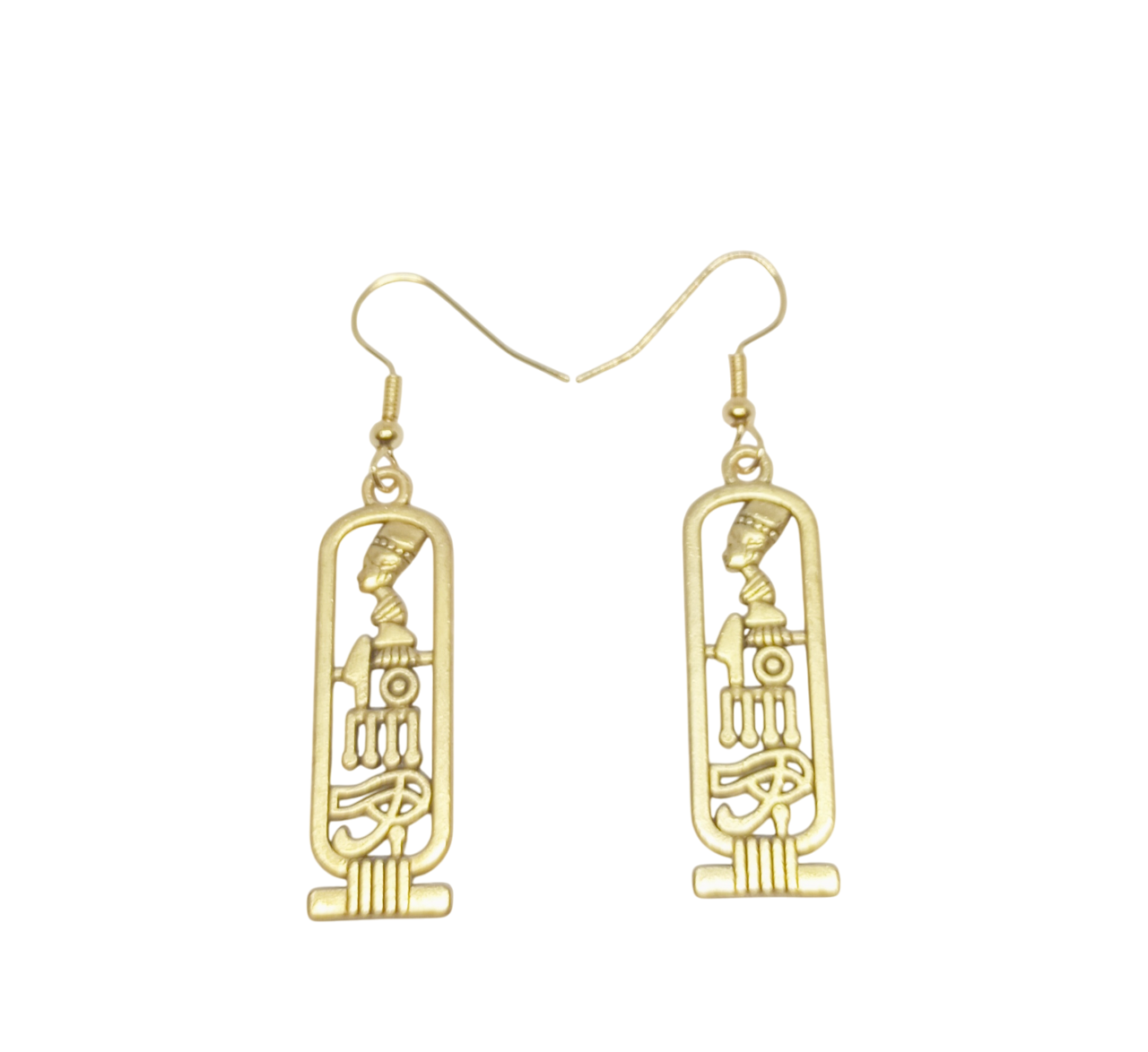 boucles cartouche de néfertiti, râ et Œil d’horus