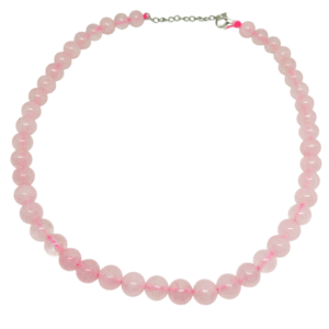 Collier Quartz Rose – bijou pierre naturelle amour